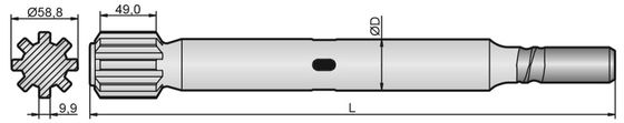 Bohrgerät-Schaft-Adapter des Faden-R32 für HL 500S